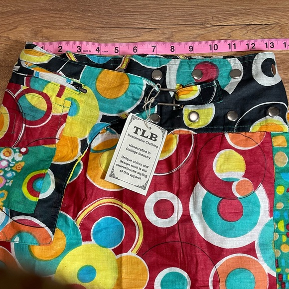 NWT- TLB Circular Design Wrap Skirt - Picture 11 of 14